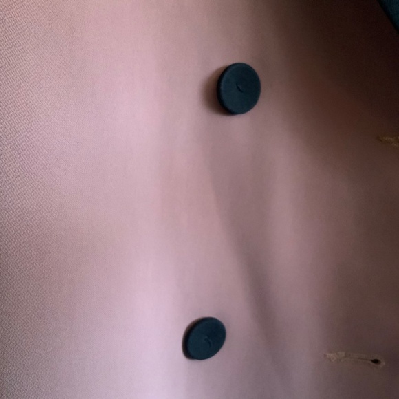 Dolly Varden - Double Breasted Blazer Size S Blush Pink - Picture 5 of 8